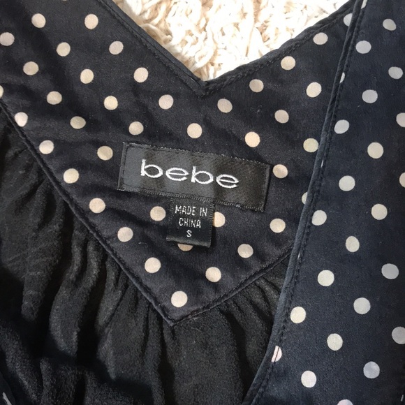 Vintage Bebe 💯% Silk Top - Picture 4 of 11